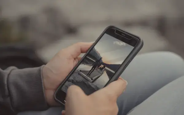 An iOS app running on an iPhone