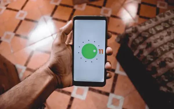 An Android app running on a phone