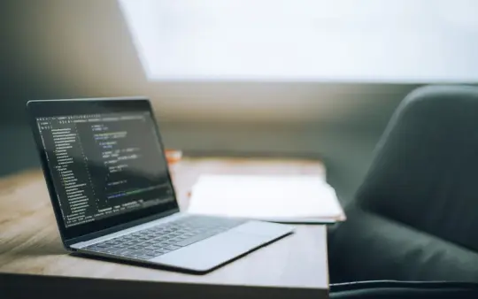 A site being coded from scratch