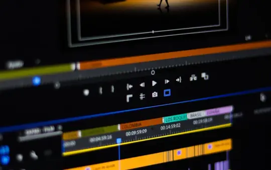 Editing footage in post-production