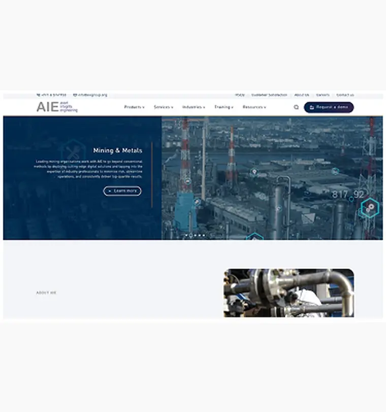 Asset Integrated & Engineering, website