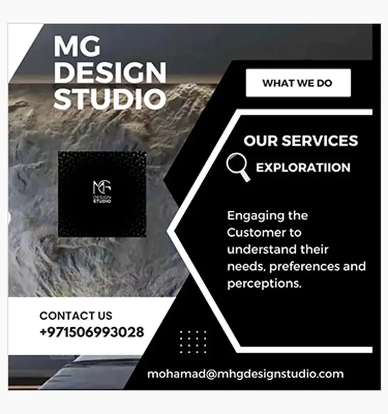 MG Design Studio, social media