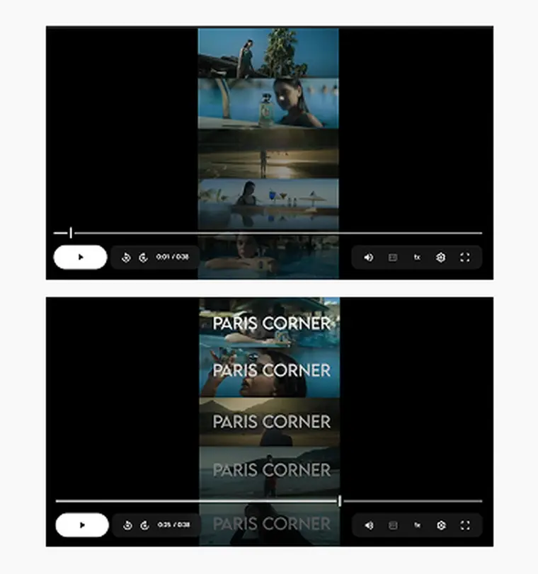 Collage Mango Coconut, content production