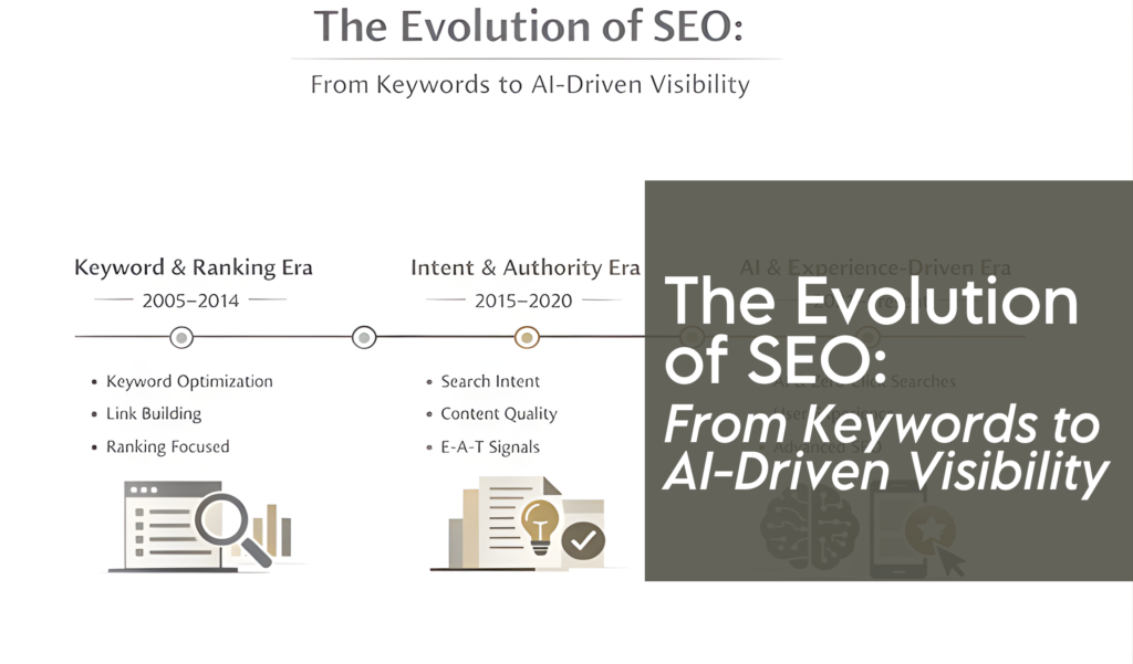 The Evolution of SEO: From Keywords to AI-Driven Visibility