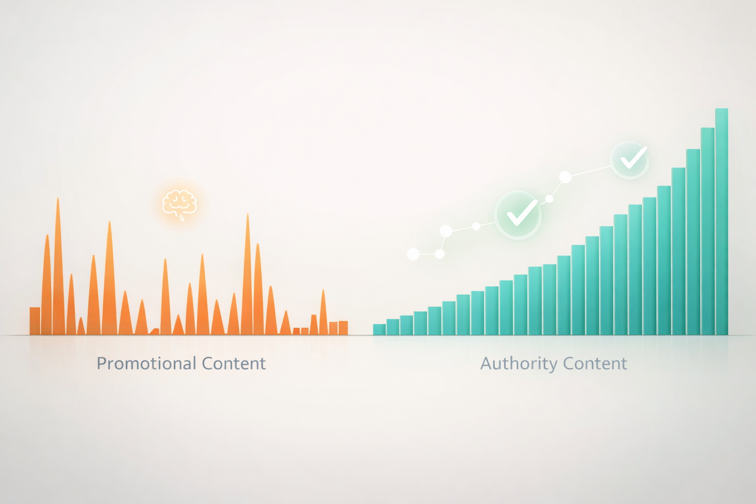 Authority Content vs Promotional Content in Dubai