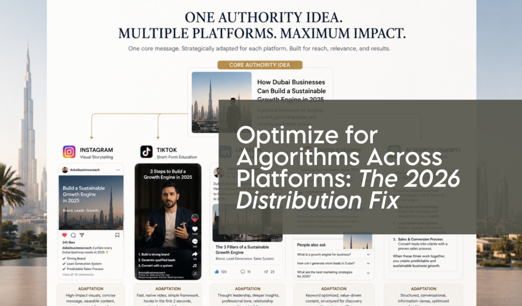 Optimize for Algorithms Across Platforms: The 2026 Distribution Fix